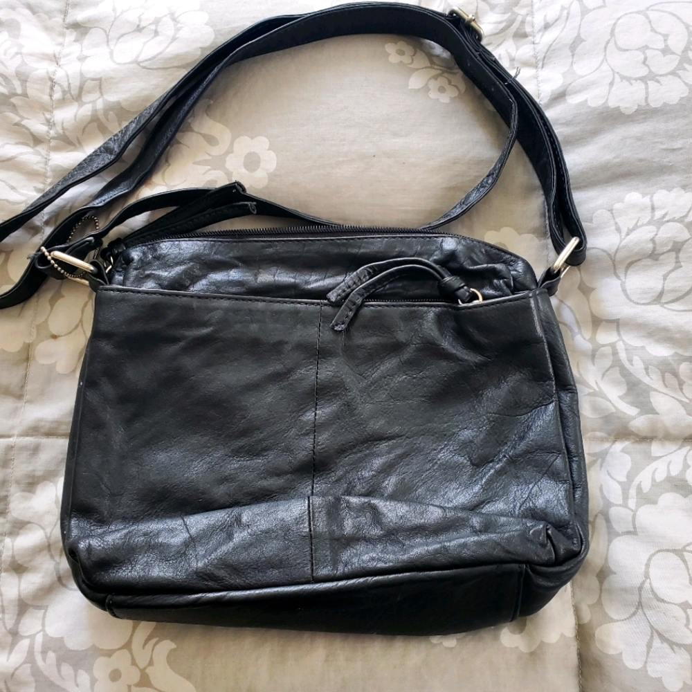 Great American Leather Work crossbody bag